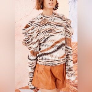 Ulla Johnson Daphne Sweater in olive green